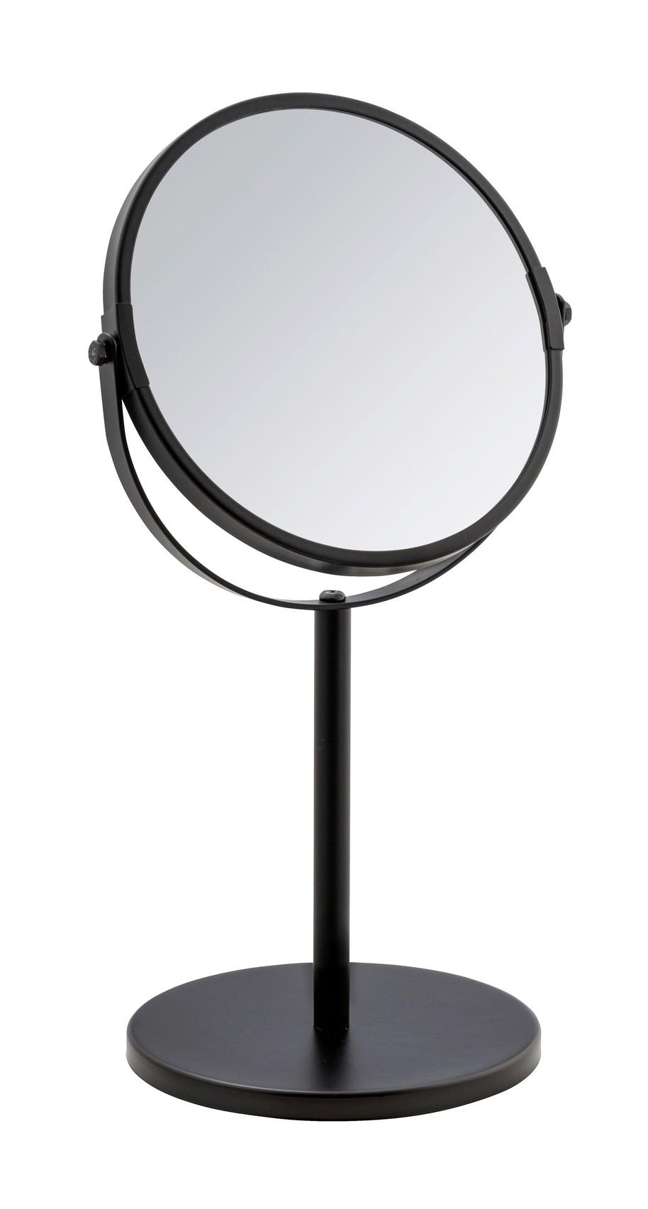 Standspiegel in Schwarz - Schwarz, MODERN, Metall (19/35/15cm) - Mömax