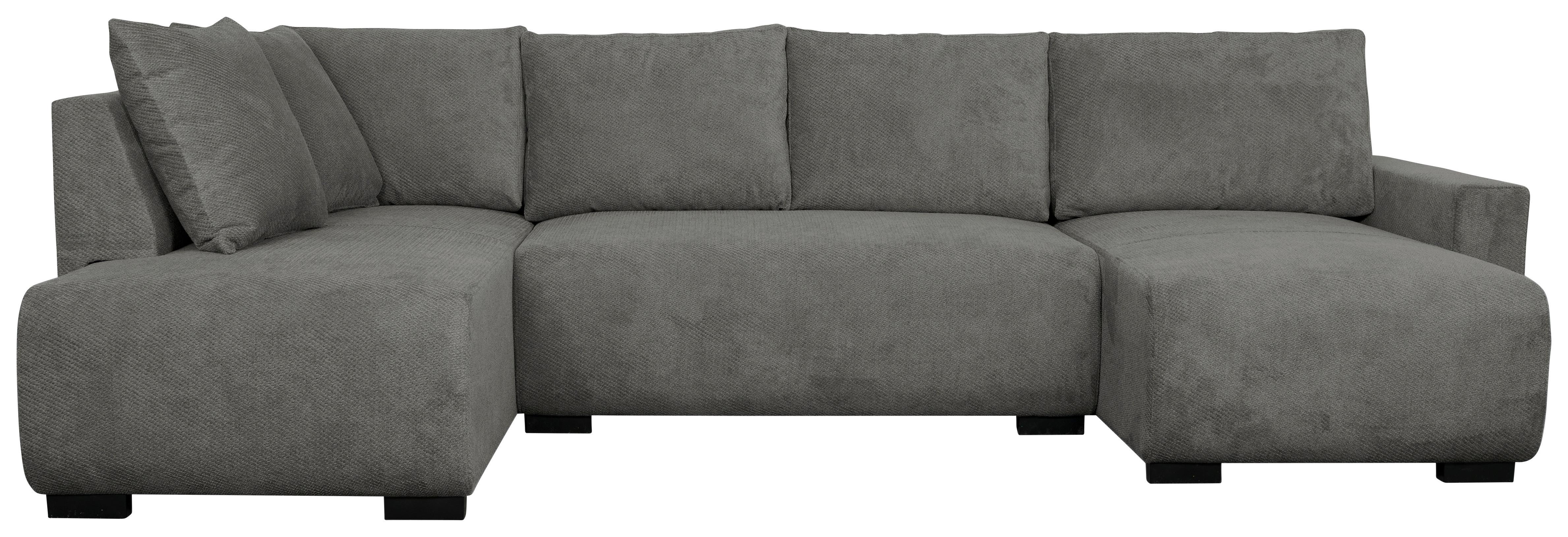 Canapea modulara VERONICE - albastru/grafit, Trend, textil (171/313/141cm) - Modern Living