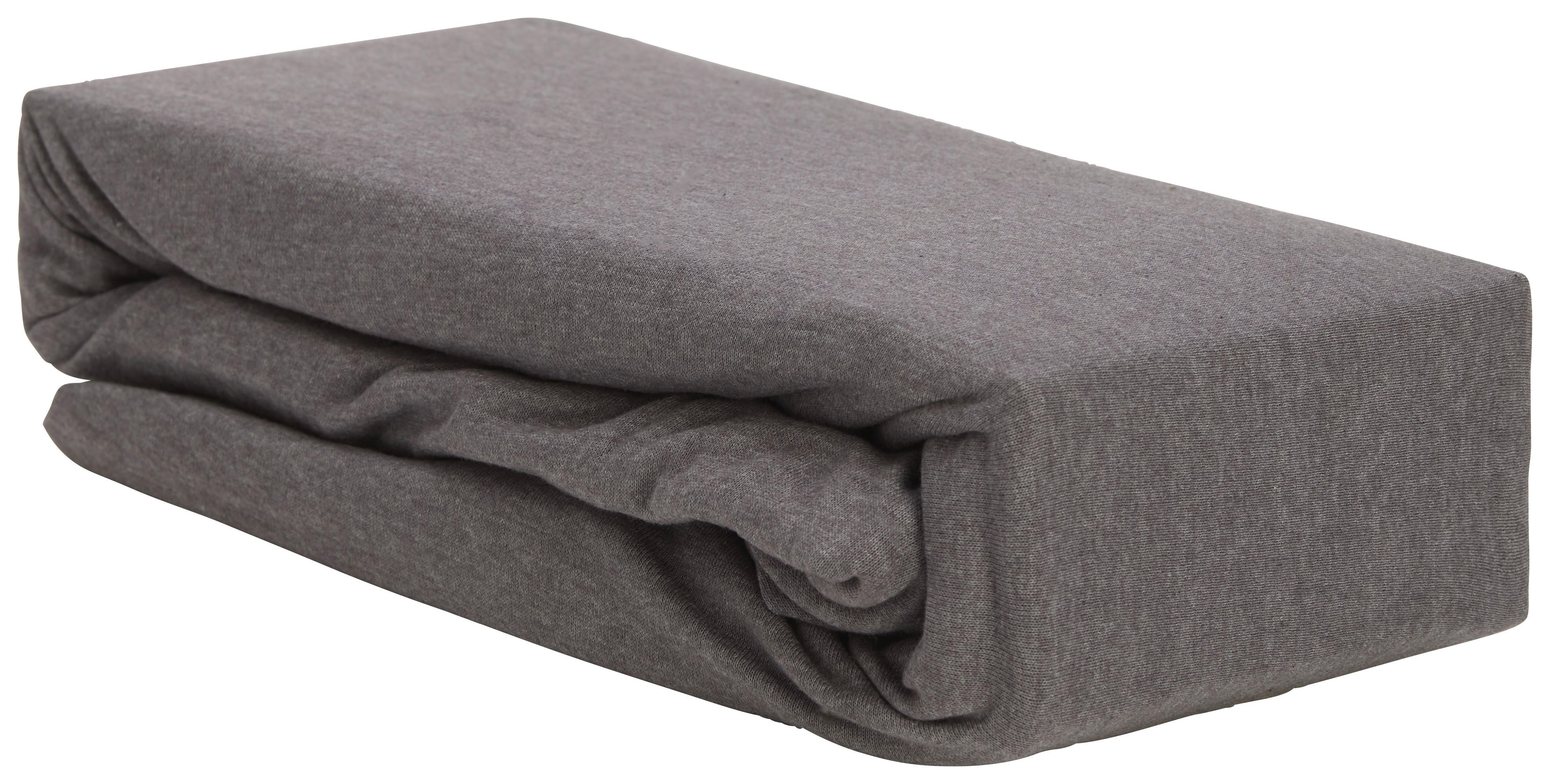 Fixleintuch Leo in diversen Farben - Taupe/Weiss, Textil (100/200/25cm) - Modern Living