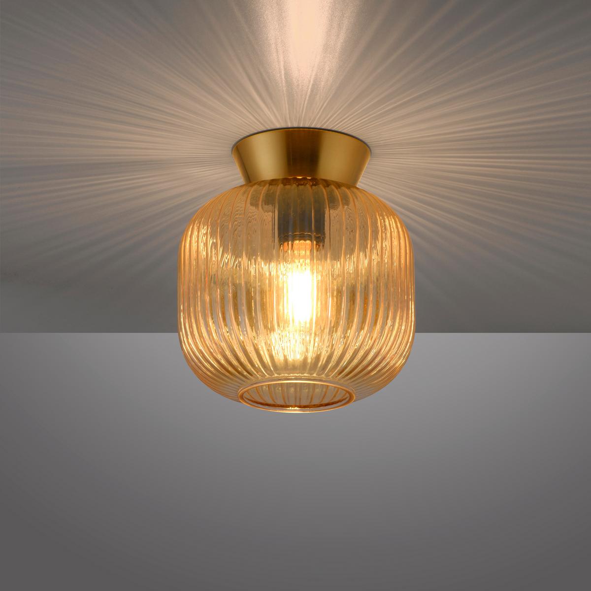 LAMPA SUFITOWA 13574-27 NAMI - kolor piaskowy, Konventionell, tworzywo sztuczne/metal (20/20/22cm) - Schöner Wohnen