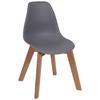 Dječja Stolica Steve - siva/prirodne boje, Moderno, drvo/plastika (32/57/30cm) - Mömax