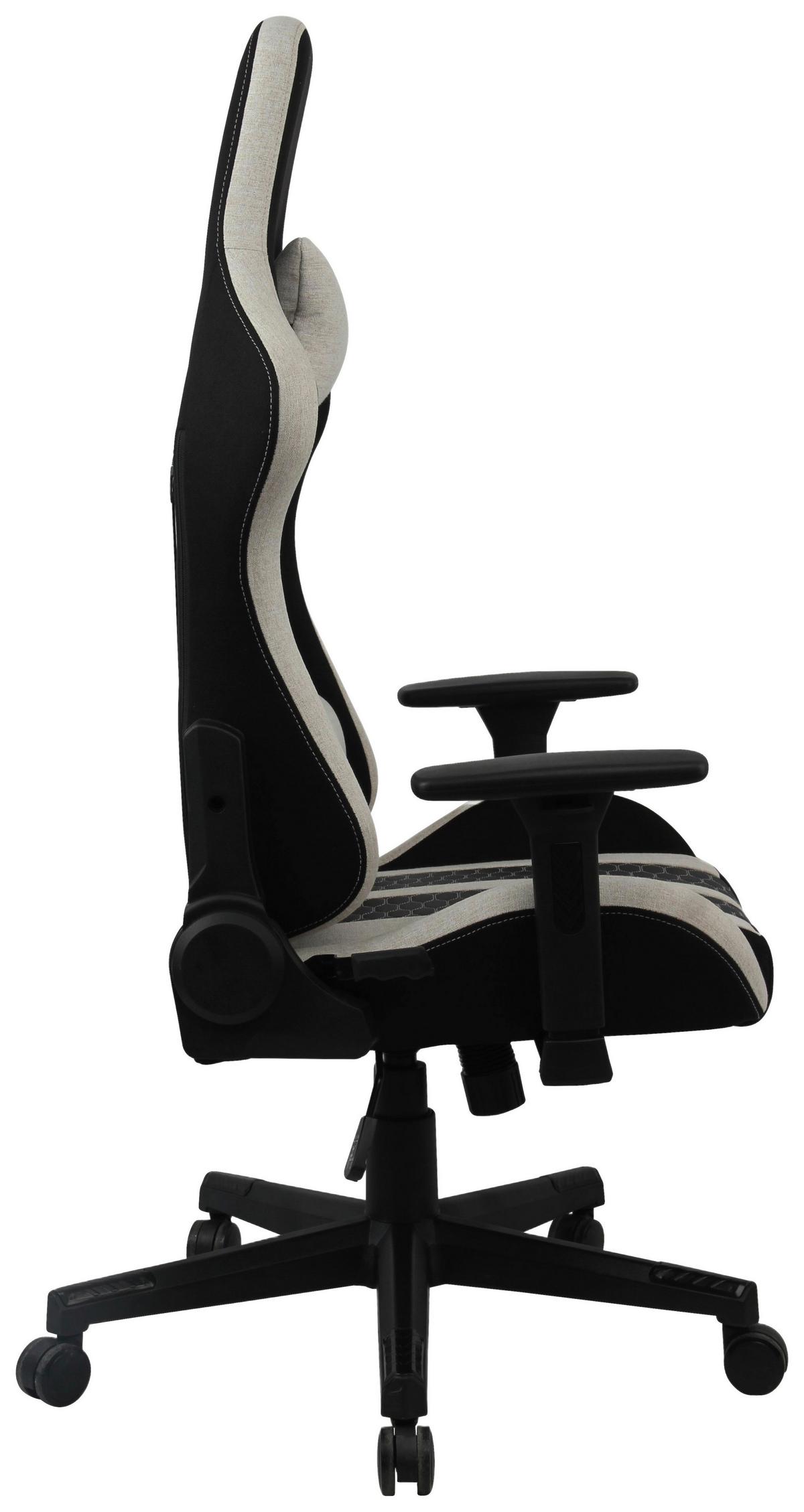 Uredska Stolica Carlos - bež/crna, Trend, metal/tekstil (63/114/62cm) - Modern Living