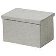 Aufbewahrungsbox Cindy Silberfarben - Silberfarben, MODERN, Textil (38/26/24cm) - Mömax modern living Aufbewahrungsbox Cindy Silberfarben - Silberfarben, MODERN, Textil (38/26/24cm) - Mömax modern living
