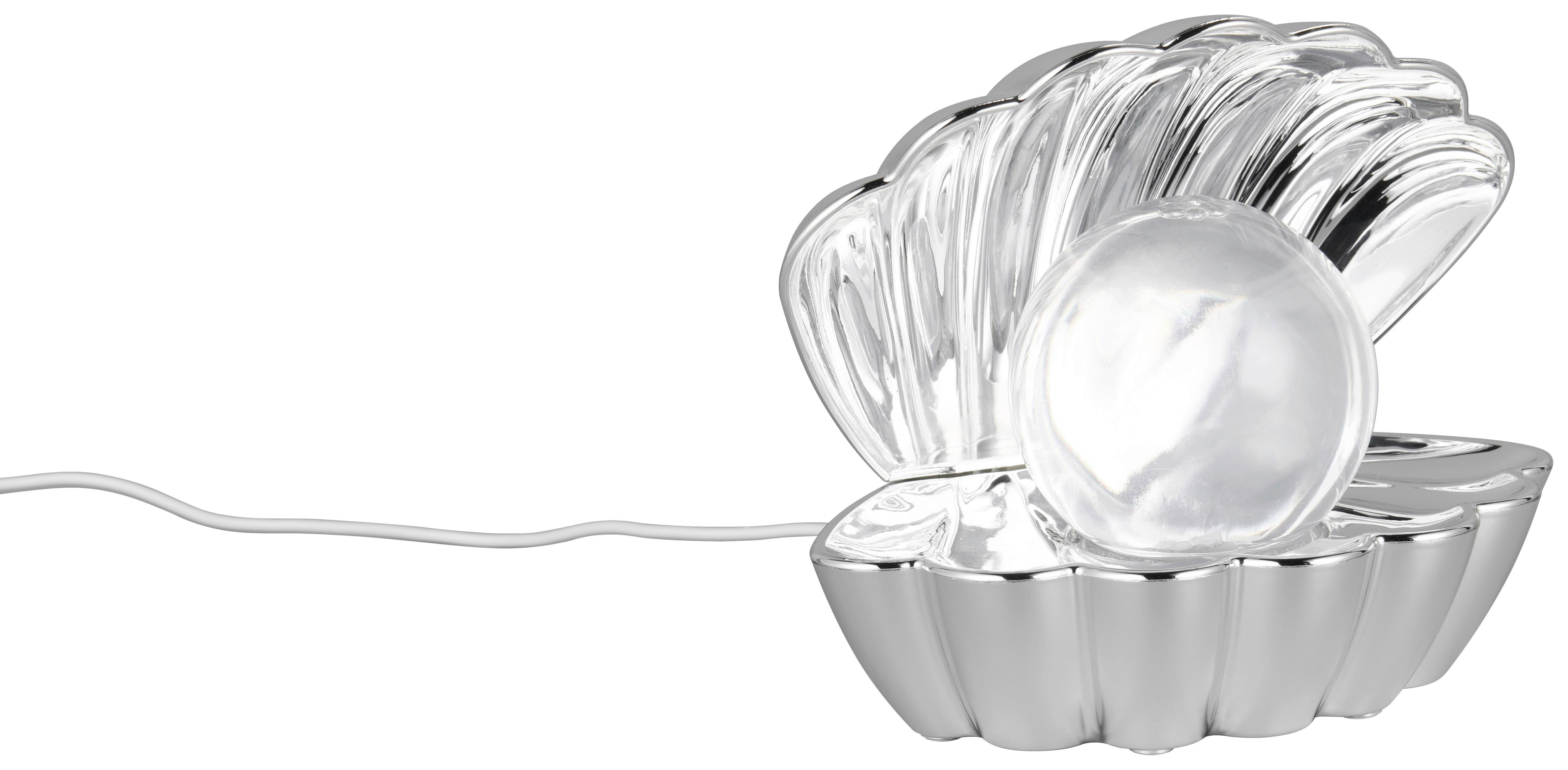 LED-DEKORATIONSLAMPA ALFRED - kromfärg, Modern, plast (17,5/12,5/14,5cm) - Mömax