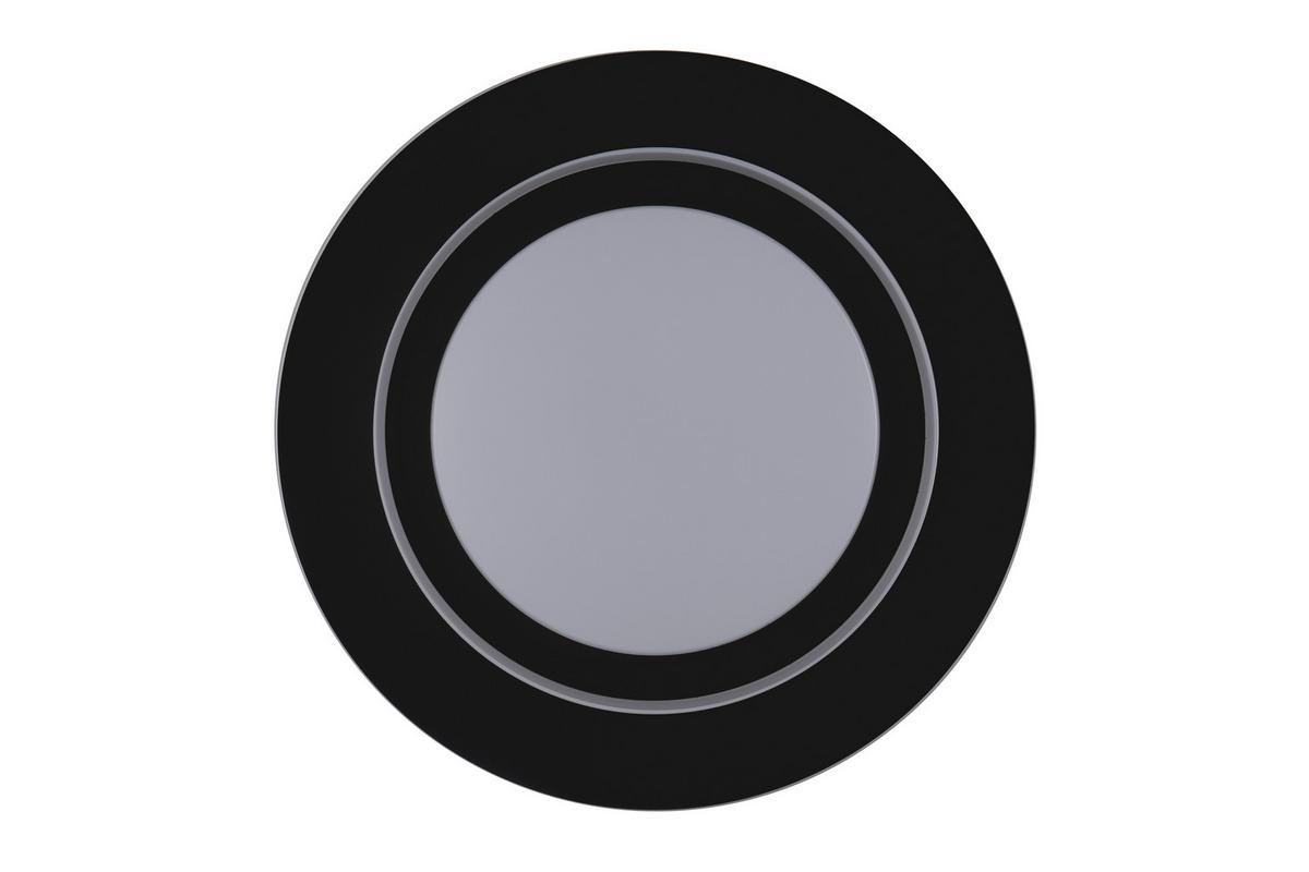 LAMPA SUFITOWA LED SEMRA - czarny, Modern, tworzywo sztuczne/metal (50/8cm) - Bessagi Home