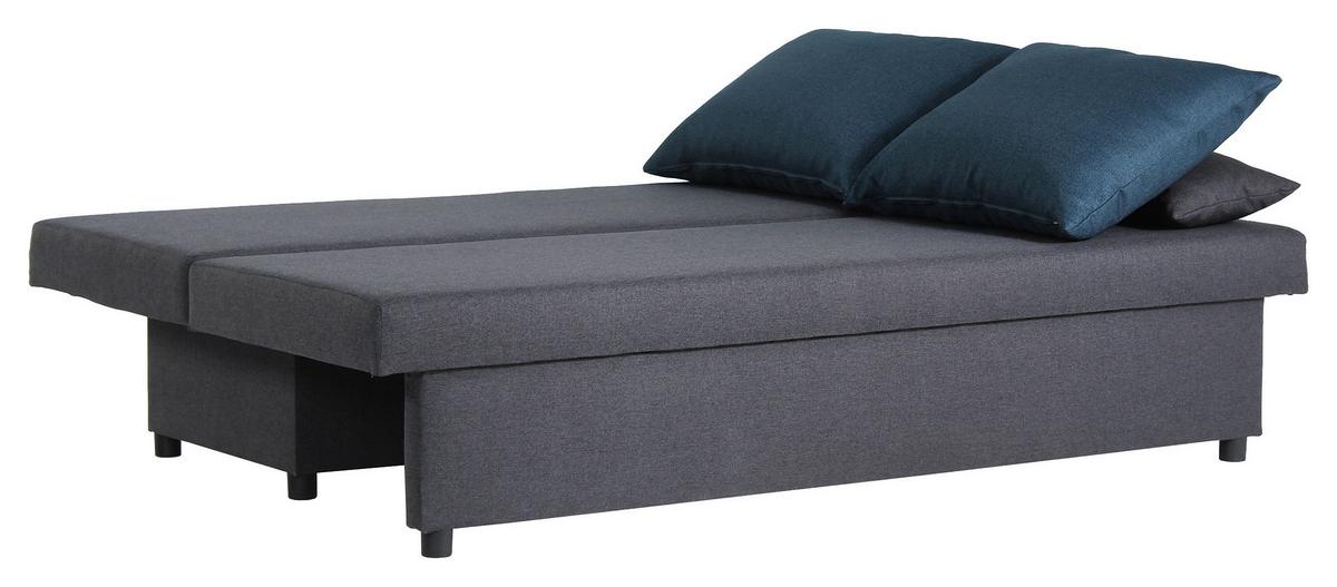 Trosjed Na Razvlačenje Neo *ph* - tamno siva/plava, Basics, tekstil/plastika (192/82/82cm) - Best Price
