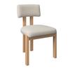 CHAISE JONNA - couleur naturelle/crème, MODERN, textile/bois (51/82/53cm) - Bessagi Home
