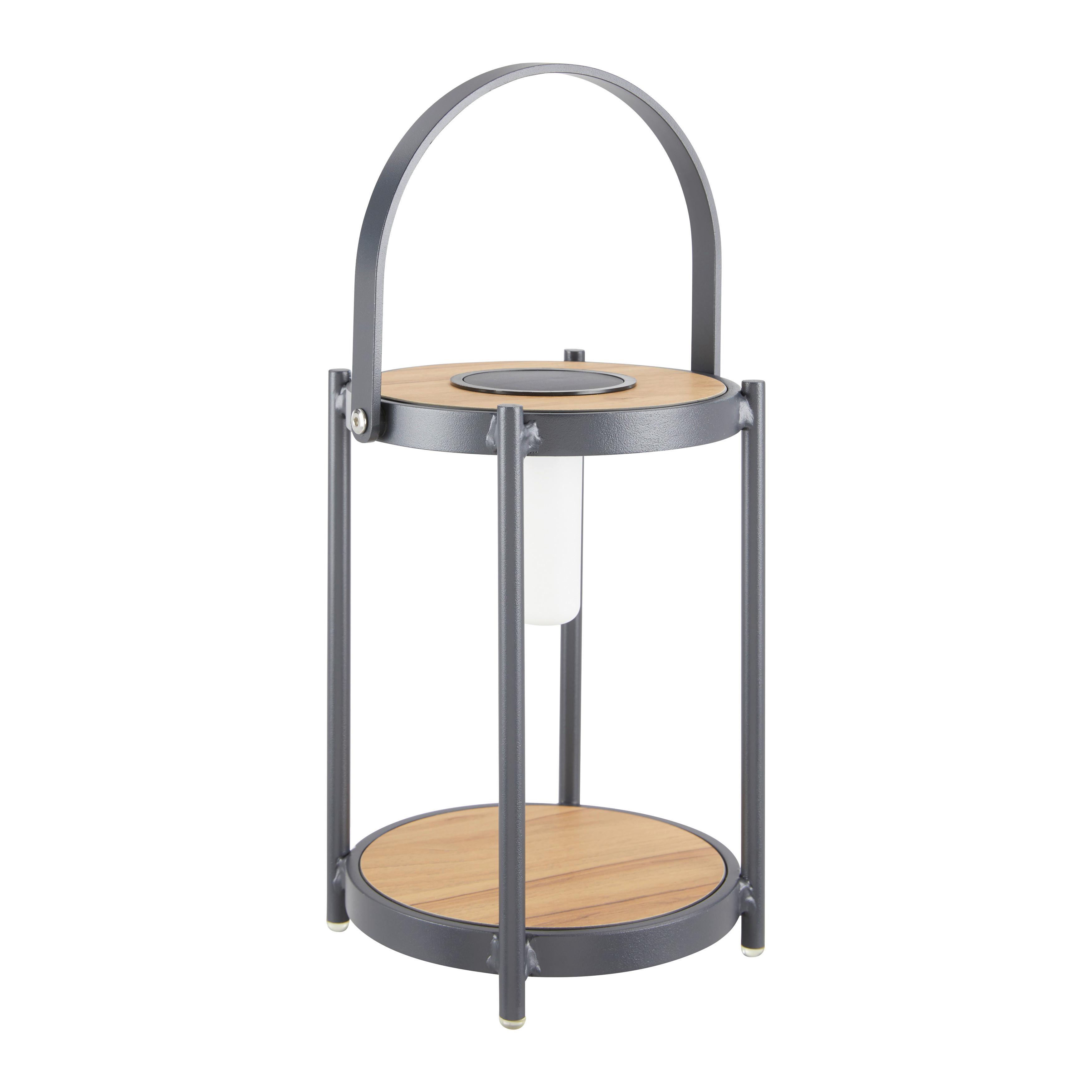 SOLCELLSLAMPA PIOLA - svart, Modern, metall/plast (20/29/20cm) - Bessagi Garden
