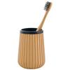 TANDBORSTGLAS LOFT - sandfärgad/svart, Modern, plast (7,5/10,5cm) - Mömax
