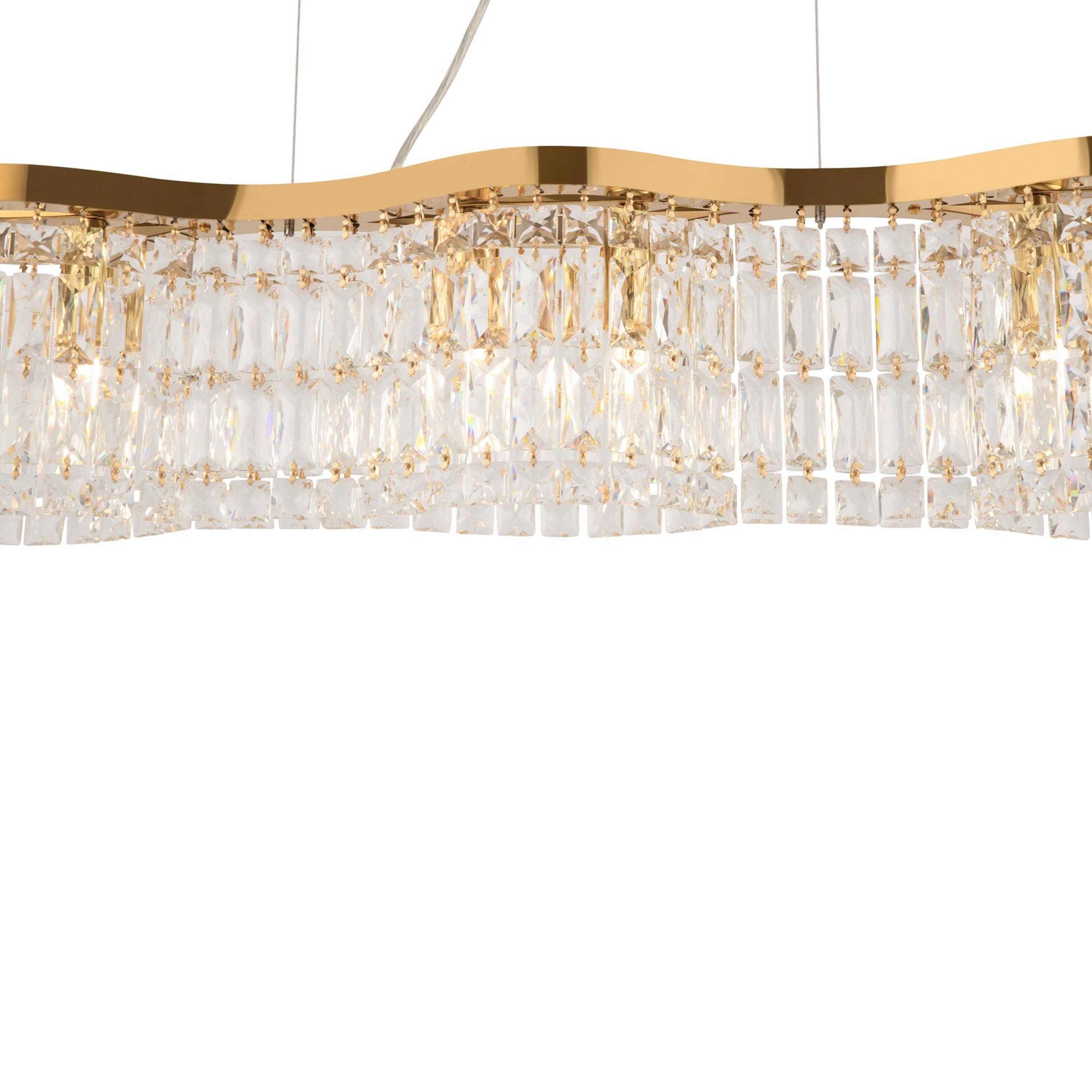 Pendelleuchte Dune Goldfarben max. 60 Watt - Goldfarben, Basics, Glas/Metall (93/18/12,3cm) - MAYTONI
