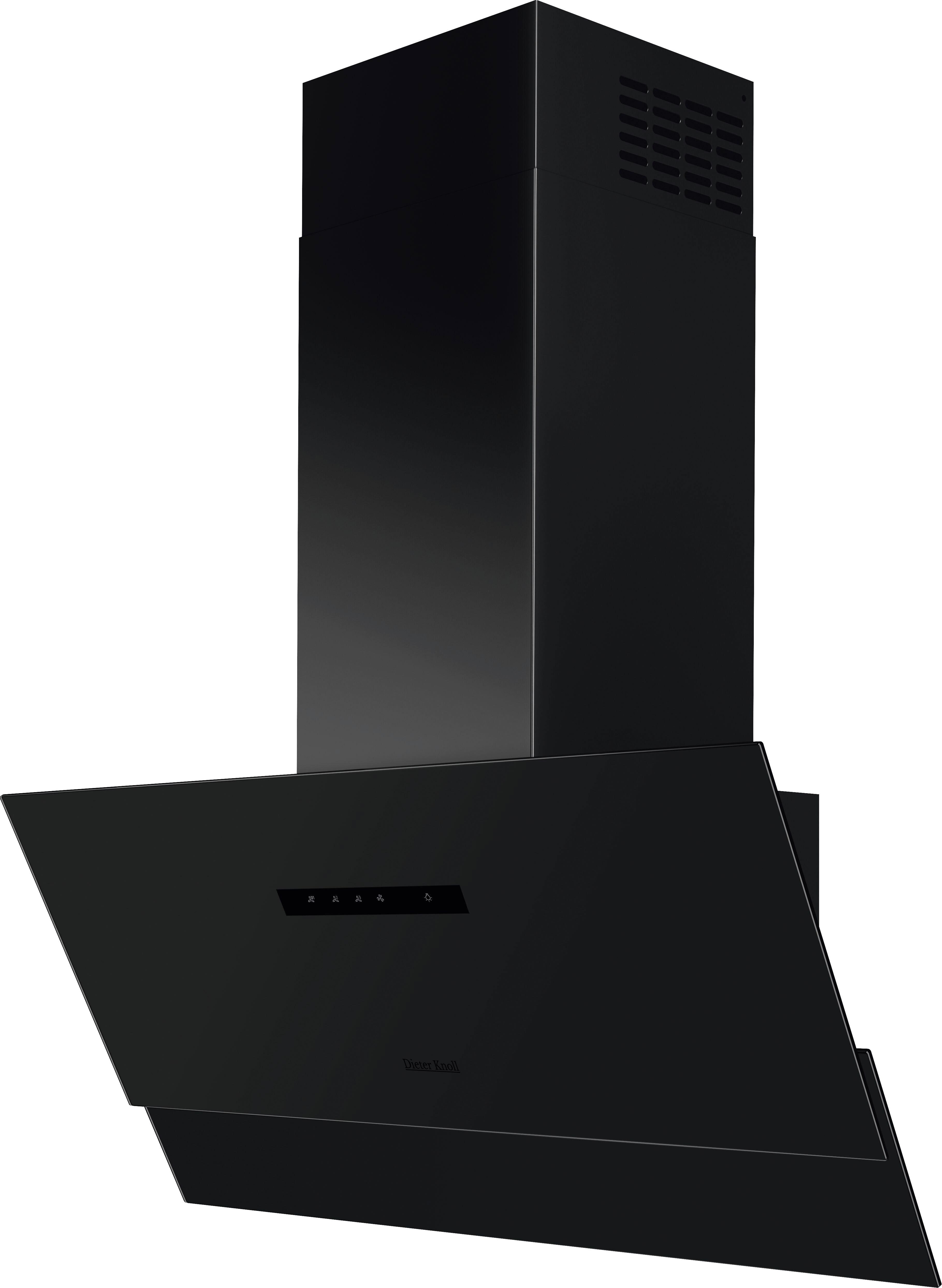 Dunstabzugshaube DK8HV472M Schwarz - Schwarz, Basics, Glas/Metall (80/67,8-118/35cm) - Dieter Knoll
