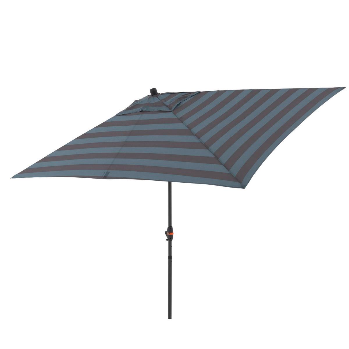 Sonnenschirm Myzone Auto Tilt Anthrazit ca. 300x200cm - Anthrazit/Grau, Basics, Textil/Metall (300/200cm) - Doppler