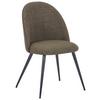 Stol Lotte - črna/zelena, Trendi, kovina/tekstil (49.5/83.5/53.5cm) - Mömax