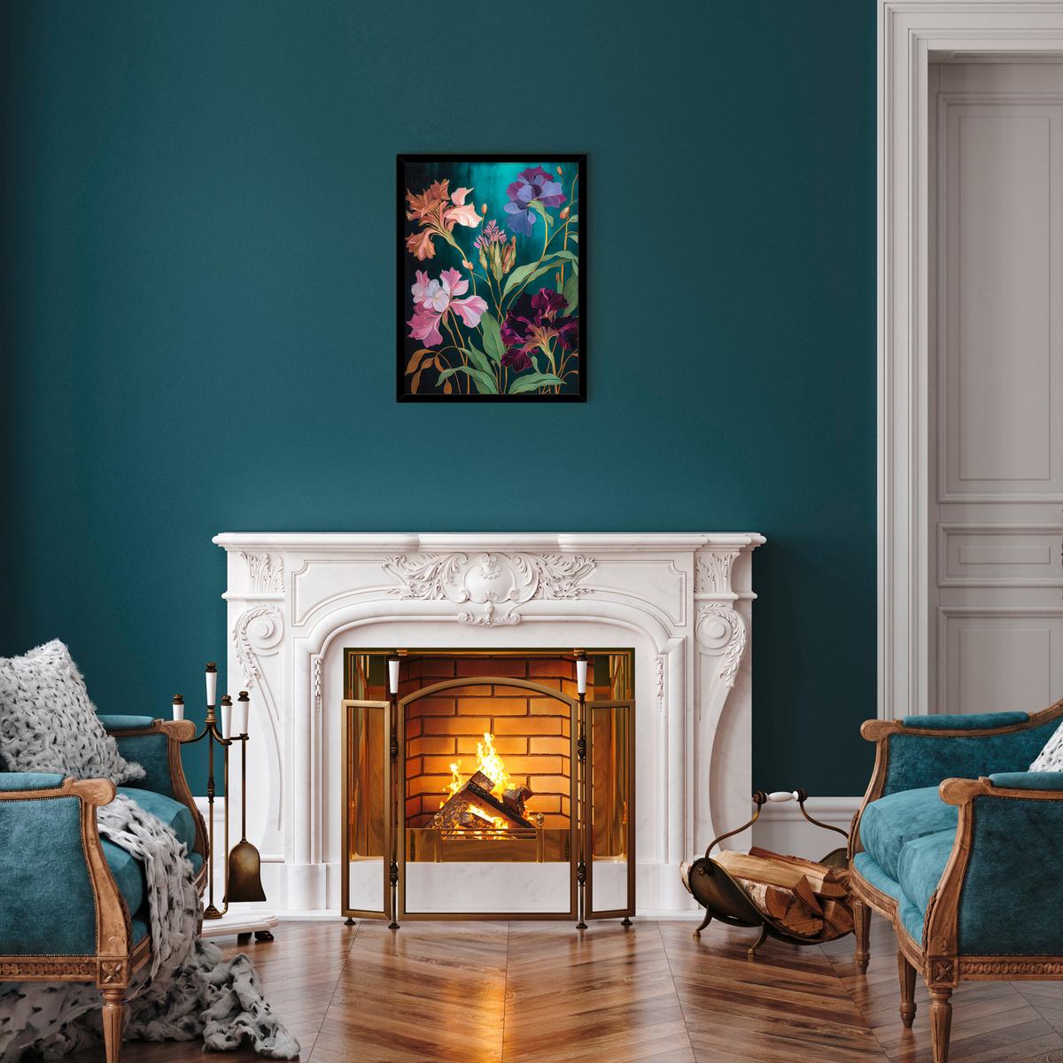 Tablou cu ramă Vous cca. 30x40 cm - multicolor/negru, hârtie/material pe bază de lemn (30/40cm) - Modern Living