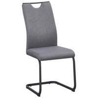 Stolica Joana - siva/crna, Moderno, metal/tekstil (44/98/58cm) - Based