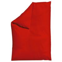 Bettdeckenbezug Woven Satin Dunkelrot ca. 135-140x200cm - Dunkelrot, Basics, Textil (135-140/200cm) - Schlafgut