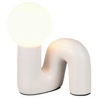 Tischleuchte Lisa Grau max. 5 Watt - Grau, Modern, Glas/Keramik (16,5/15/21,5cm) - Mömax