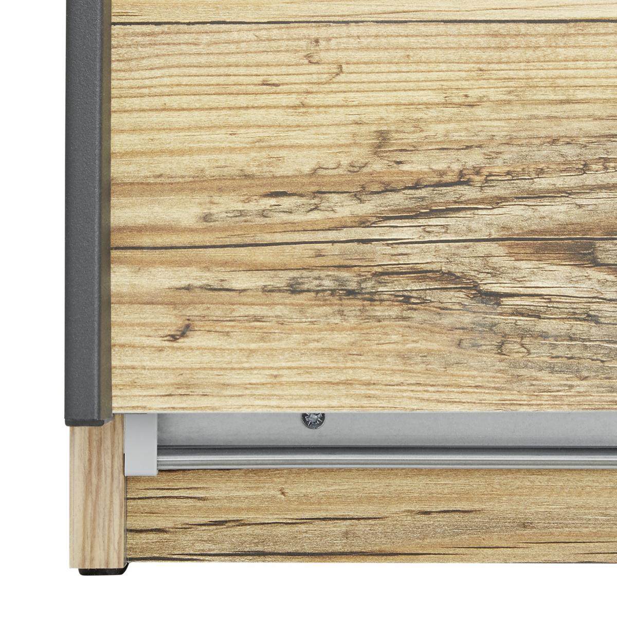 Ormar S Kliznim Vratima Alicante - siva/boje smreke, Moderno, drvni materijal/metal (270/210/60cm) - Modern Living
