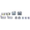 MONTERINGSPAKET UNIT -BASED- - aluminiumfärg, Modern, metall/plast - Based