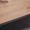 SALONTAFEL FOSCO - Eikenkleuren/Grijs, Modern, Metaal (80/80/38cm) - Bessagi Home