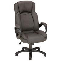 Chefsessel Jenny 1 in Grau - Schwarz/Grau, KONVENTIONELL, Kunststoff/Textil (67/116,5-126/75cm) - Mömax