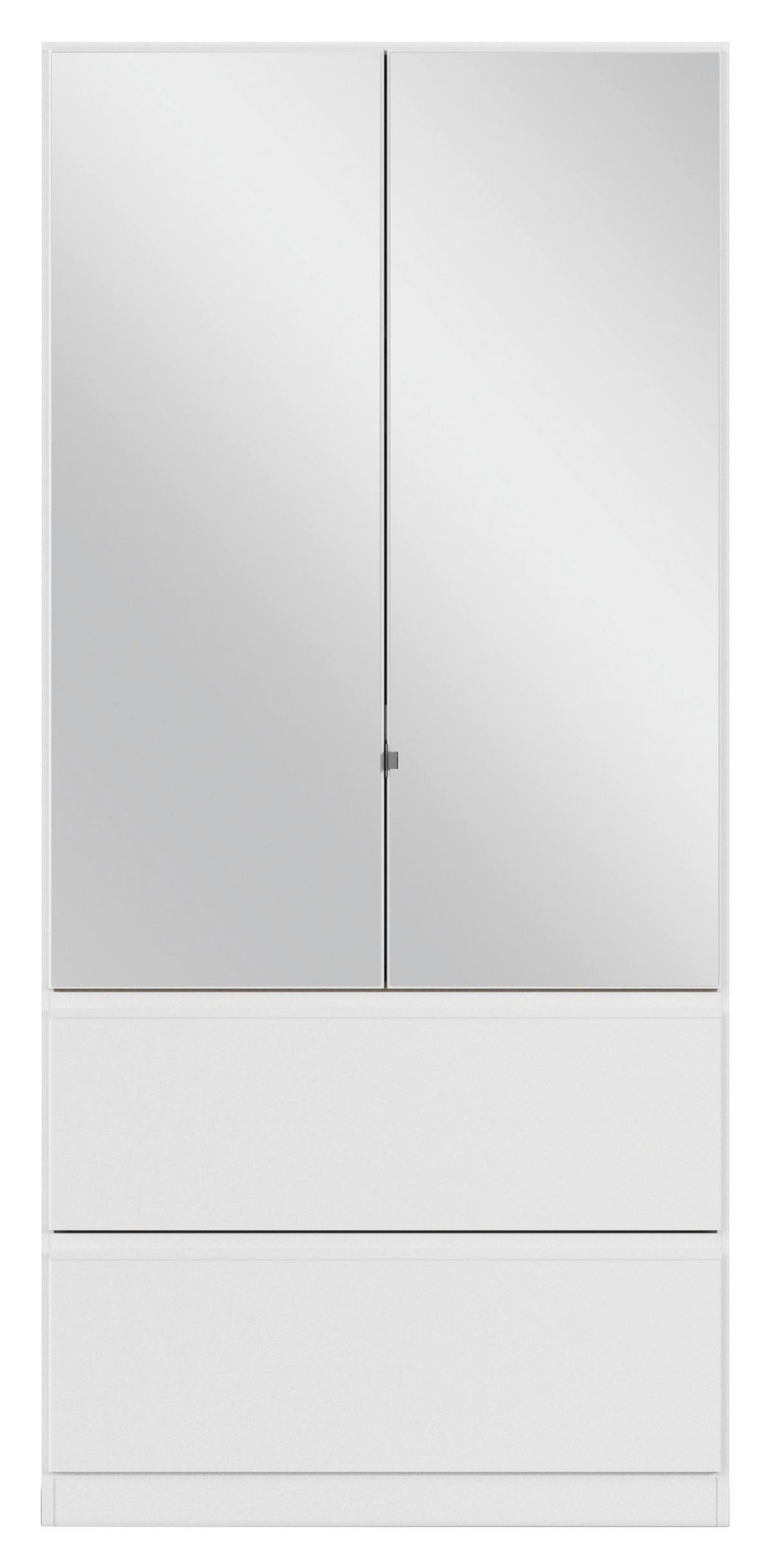 Omara S Klasičnimi Vrati Costa, Bela - bela, Moderno, leseni material (91/197/54cm) - Rauch Möbel