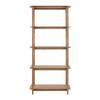 HYLLA KAVOK -EXKLUSIV- - askfärgad/naturfärgad, Natur, trämaterial/trä (80/170/35cm) - Premium Living
