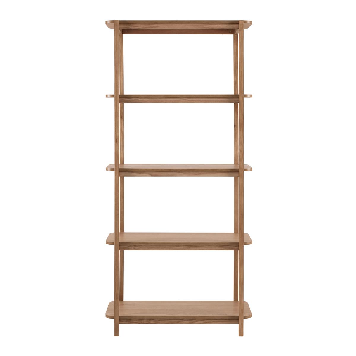 Regal Kavok Naturfarben Esche - Eschefarben/Naturfarben, Natur, Holz/Holzwerkstoff (80/170/35cm) - Premium Living