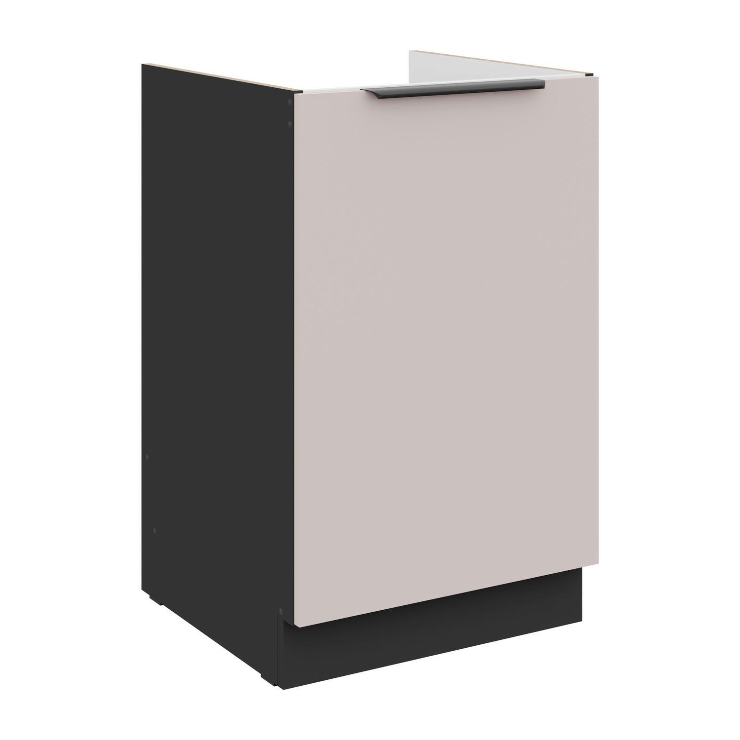 Masca chiuveta bucatarie ARONA - bej/negru, Modern, material pe bază de lemn (50/82/52cm)