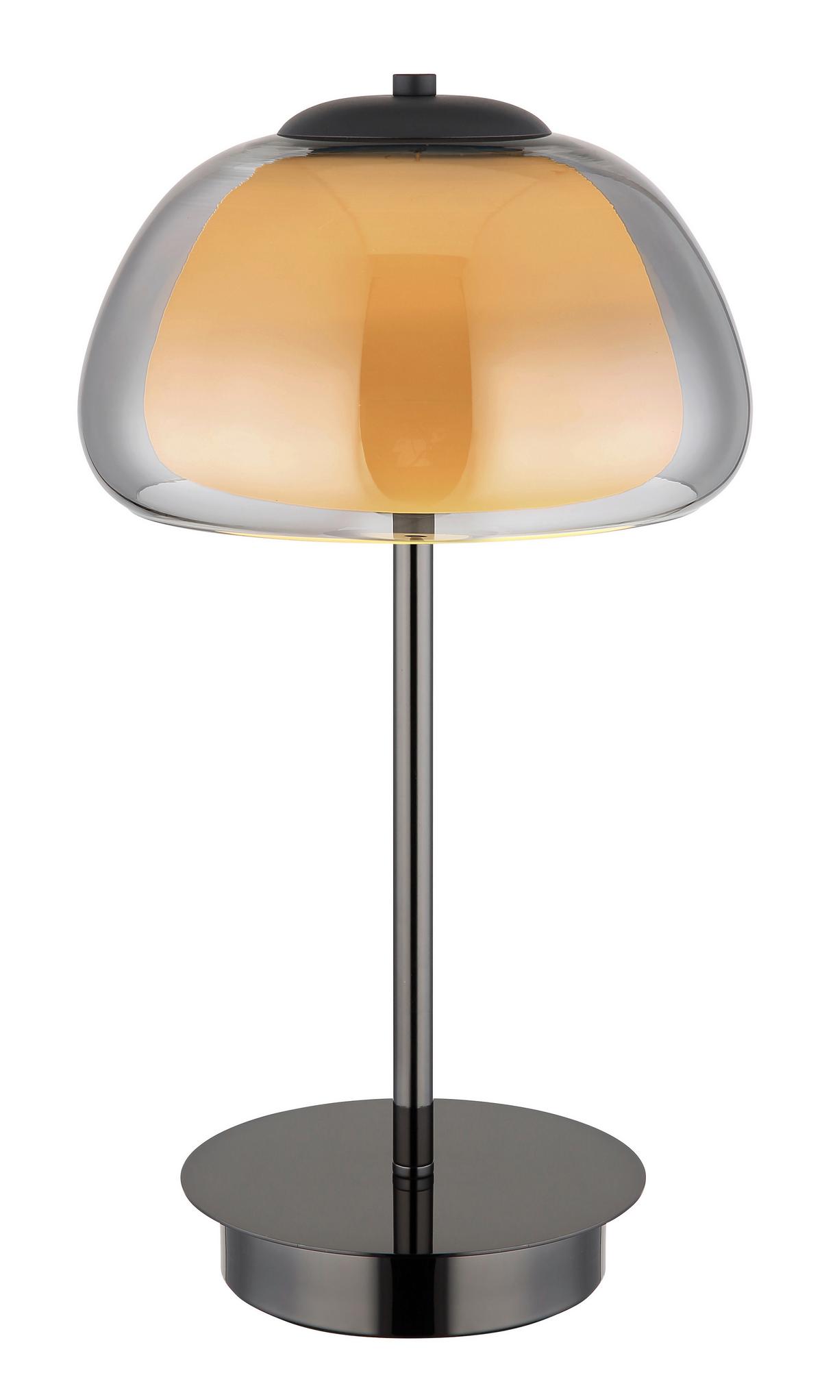 Led Stolna Svjetiljka Avila - bijela/siva, Design, staklo (25/46cm) - Globo