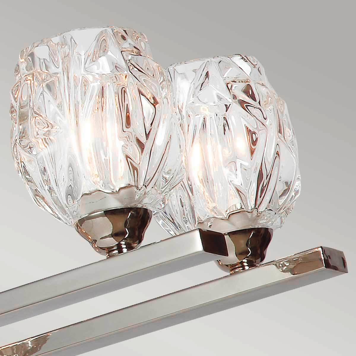 Luster Rubin - boje nikla, Konvencionalno, staklo/metal (123.8 /39.4/25.7cm) - Elstead Lighting