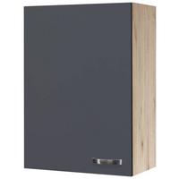 Corp superior de bucătărie SHADOW  H60-89 - gri închis/stejar San Remo, Modern, material pe bază de lemn (60/89/32cm)