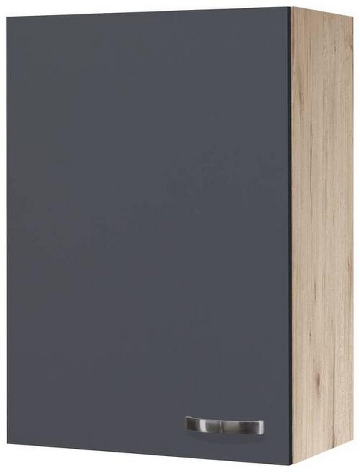 Corp superior de bucătărie SHADOW  H60-89 - gri închis/stejar San Remo, Modern, material pe bază de lemn (60/89/32cm)