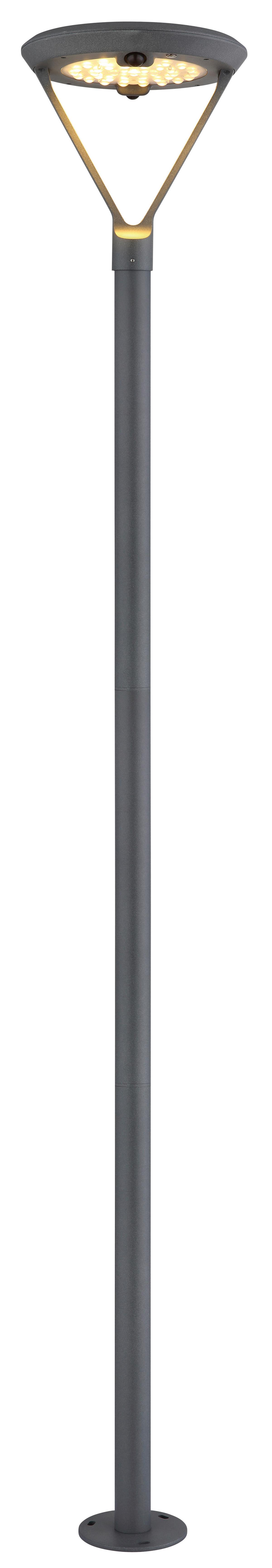 Solarleuchte 36910  Solar - Klar/Silberfarben, Design, Glas/Kunststoff (31/204,7cm) - Globo