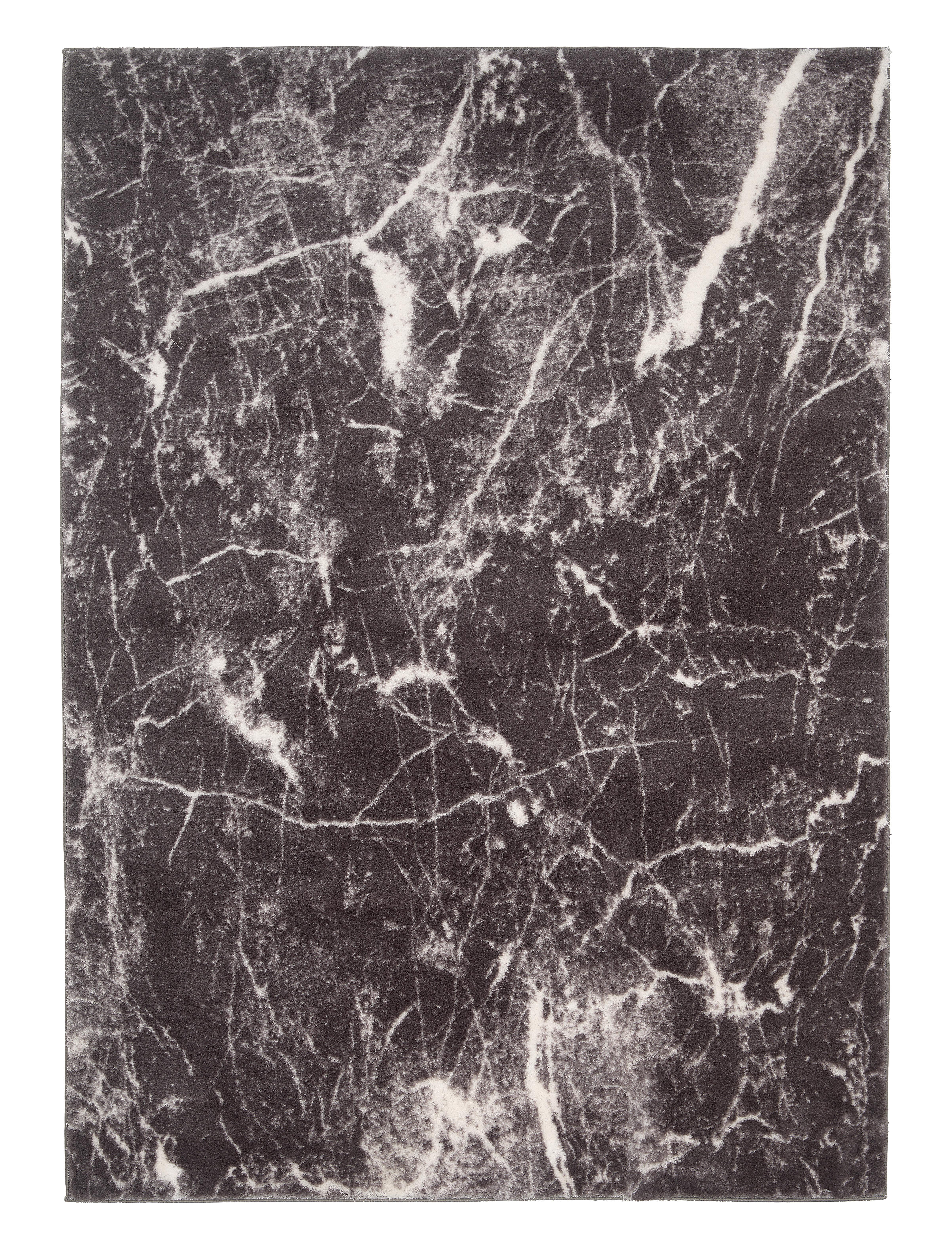 Webteppich Nemos 2 in Schwarz ca.60x180cm - Anthrazit, MODERN, Kunststoff (60/180cm) - Mömax