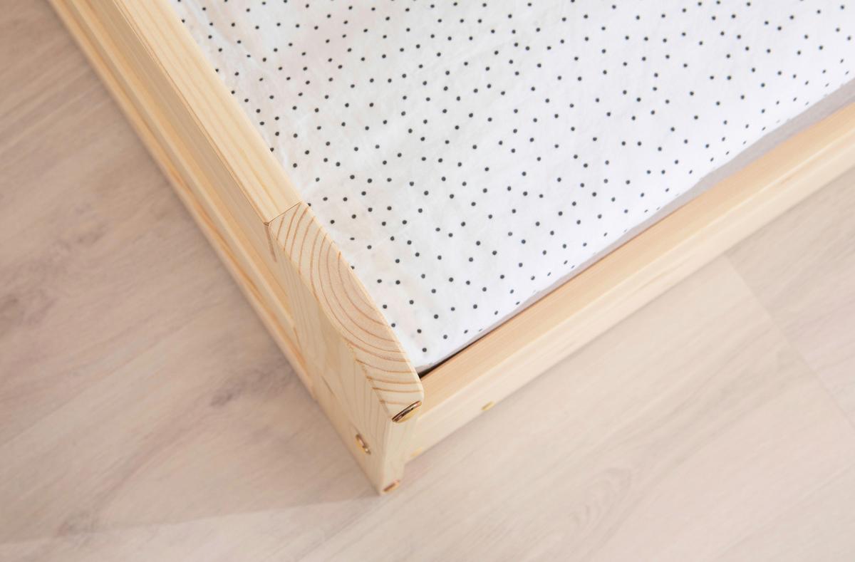 Ausziehbett Melinda ca. 204x96x63 cm Kiefer - Kieferfarben, Natur, Holz/Kunststoff (90/200cm) - MID.YOU