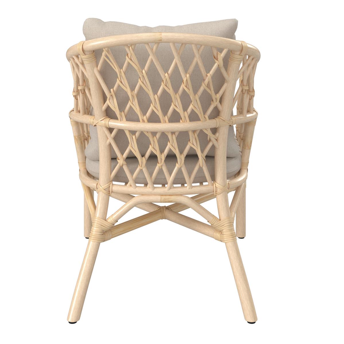 KOMPLET MEBLI TARASOWYCH CALIFORNIA - kolor naturalny, Natur, drewno (62/121/98/80/80/51/71/71/58cm) - Ambia Garden