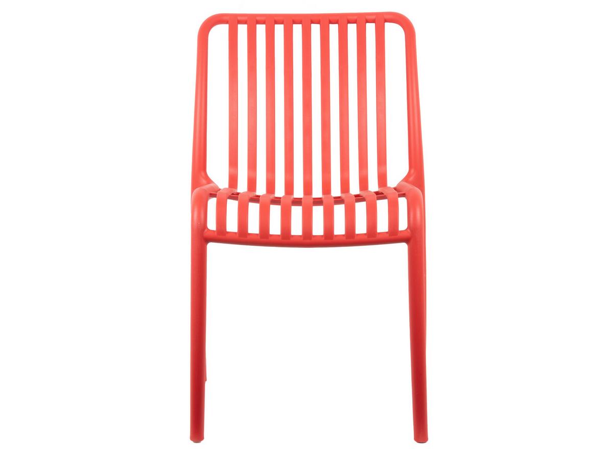 KRZESŁO DINING CHAIR GLEE - jasnoczerwony, Basics, tworzywo sztuczne (42/58/79cm) - Leitmotiv