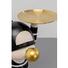 SIDOBORD BUBBLE BOY -TREND- - mässingsfärgad/multicolor, Modern, metall/plast (42/74/34cm) - Kare-Design