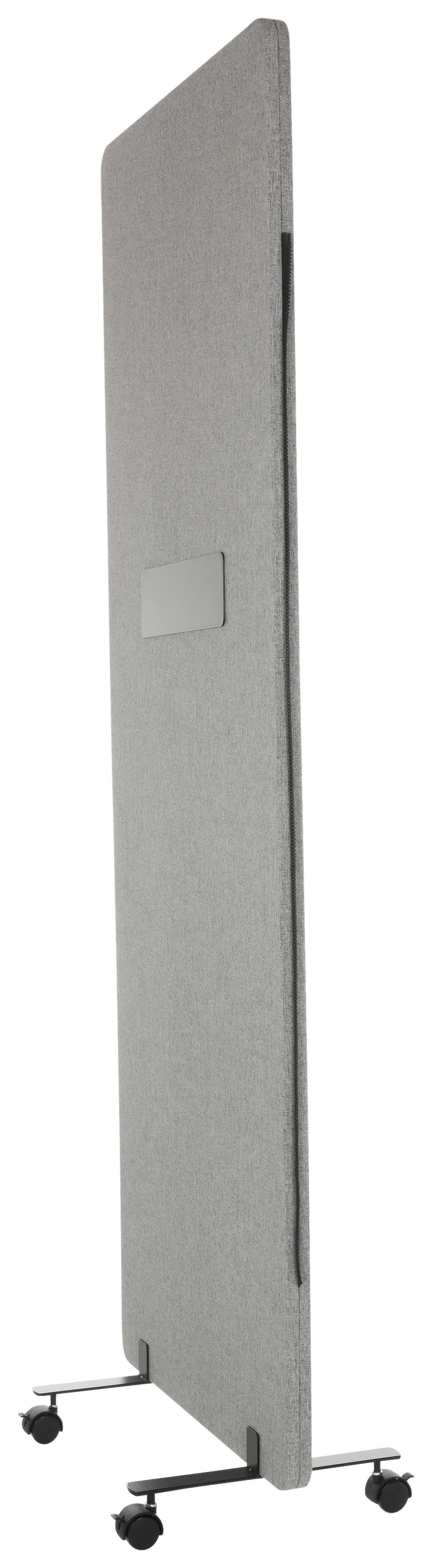 Pregradna Stena Flexmiut, Svetlo Siva - prozorno/svetlo siva, Basics, kovina/umetna masa (60/177/3cm) - MID.YOU