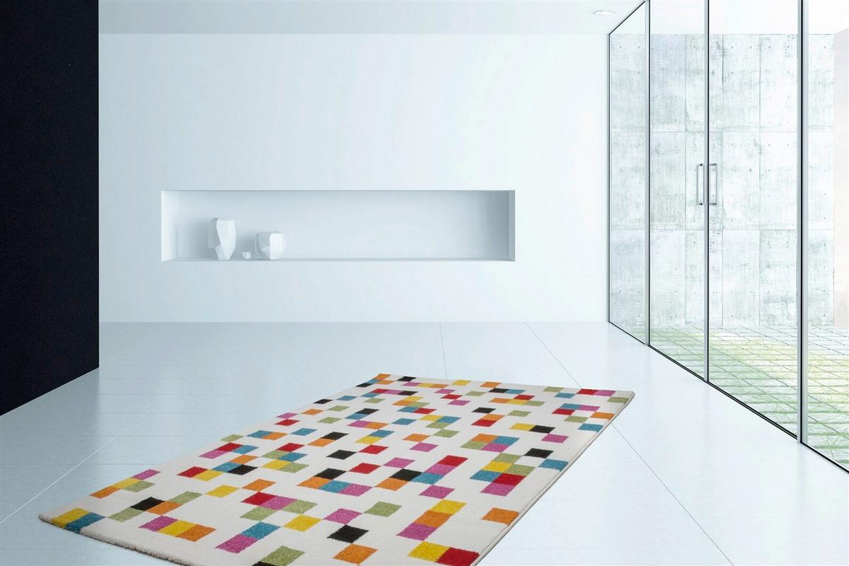 Flachwebeteppich Guayama 243 Multi 120 X 170 - Multicolor, Basics, Textil (120/170cm) - Kayoom