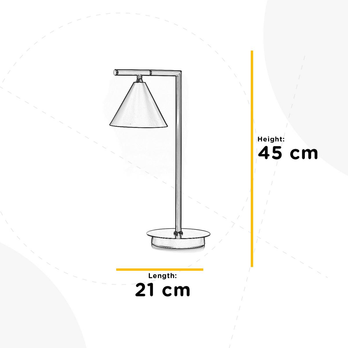 Tischleuchte Taka Schwarz max. 22 Watt - Schwarz, Design, Metall (21/21/45cm)