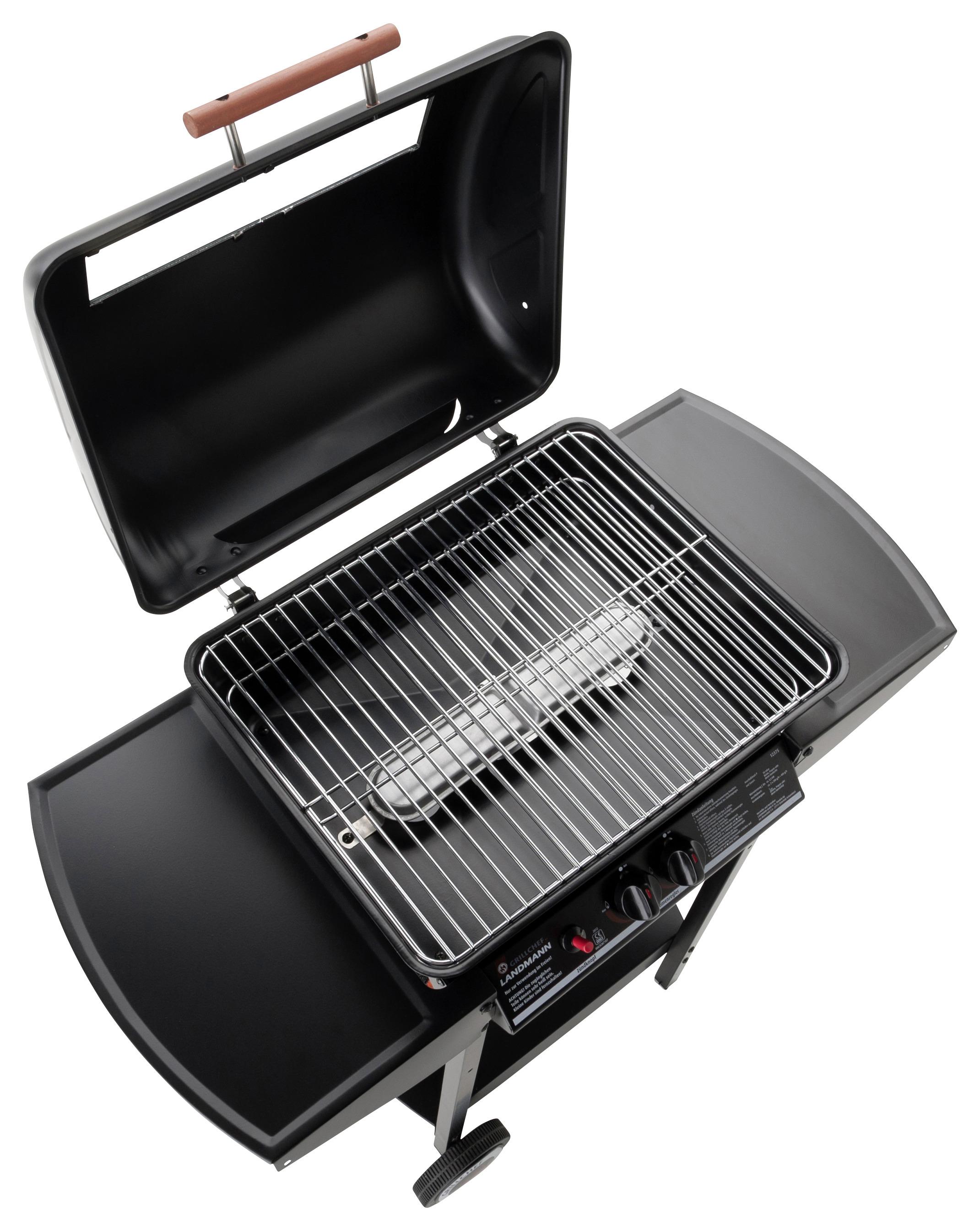Gázgrillkocsi Grillchef - fekete (93/49/99,5cm) - Landmann