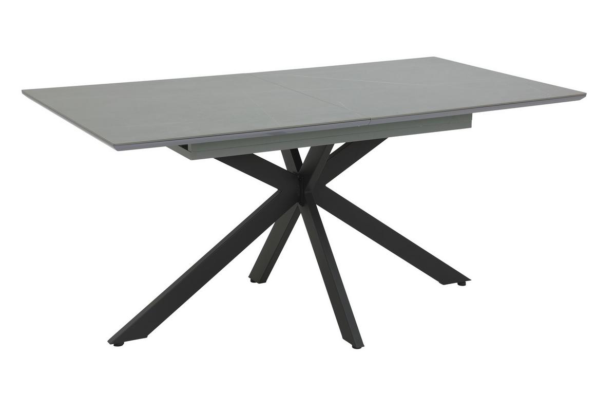 ESSTISCH CHIARA T - Schieferfarben/Anthrazit, MODERN, Holzwerkstoff/Stein (160-200/90/76cm) - MID.YOU