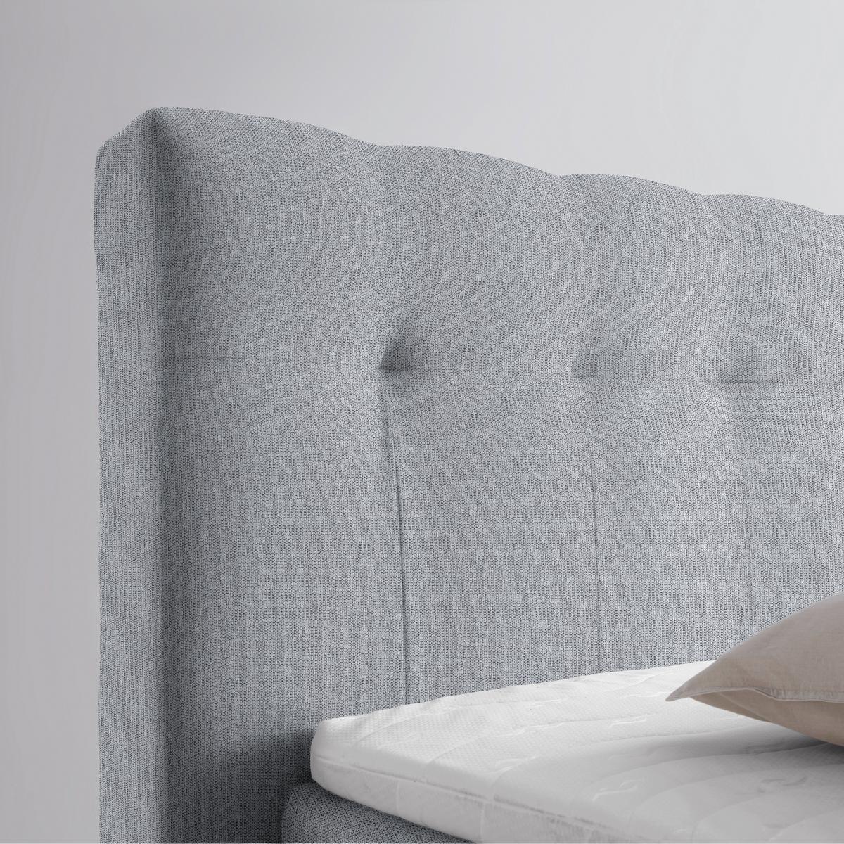 Polsterbett Thor in Dunkelgrau ca. 160x200cm - Dunkelgrau/Anthrazit, KONVENTIONELL, Textil (160/200cm) - Mömax