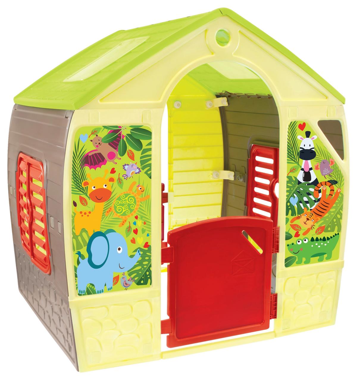 Spielhaus Happy House Multicolor - Multicolor, KONVENTIONELL, Kunststoff (102/108/88cm)
