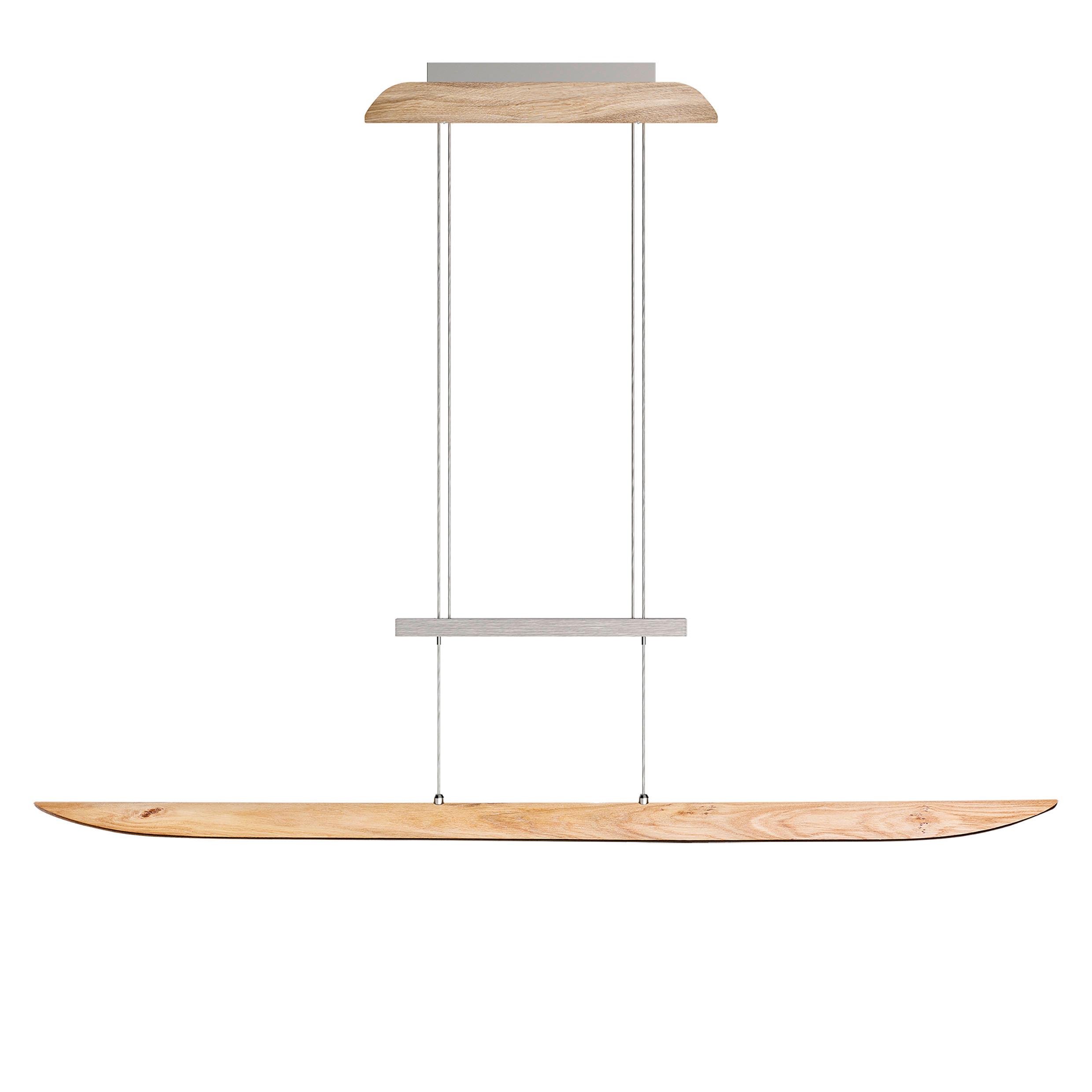 LAMPA WISZĄCA LED 141588 MONTAFON XL - Natur, drewno (120/18/80-160cm) - Waldwelt