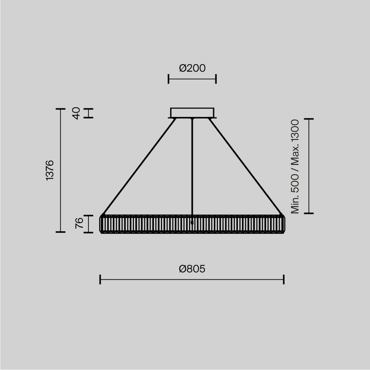 Pendelleuchte P097pl-L45bs3k - Messingfarben, Design, Metall (80/12cm) - MAYTONI