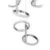LED-HÄNGLAMPA RONG - kromfärg, Modern, metall/plast (45,5/45,5/120cm)