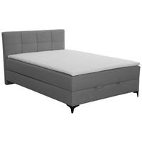 Box Krevet Freddie - siva/crna, Moderno, tekstil/metal (140/200cm)